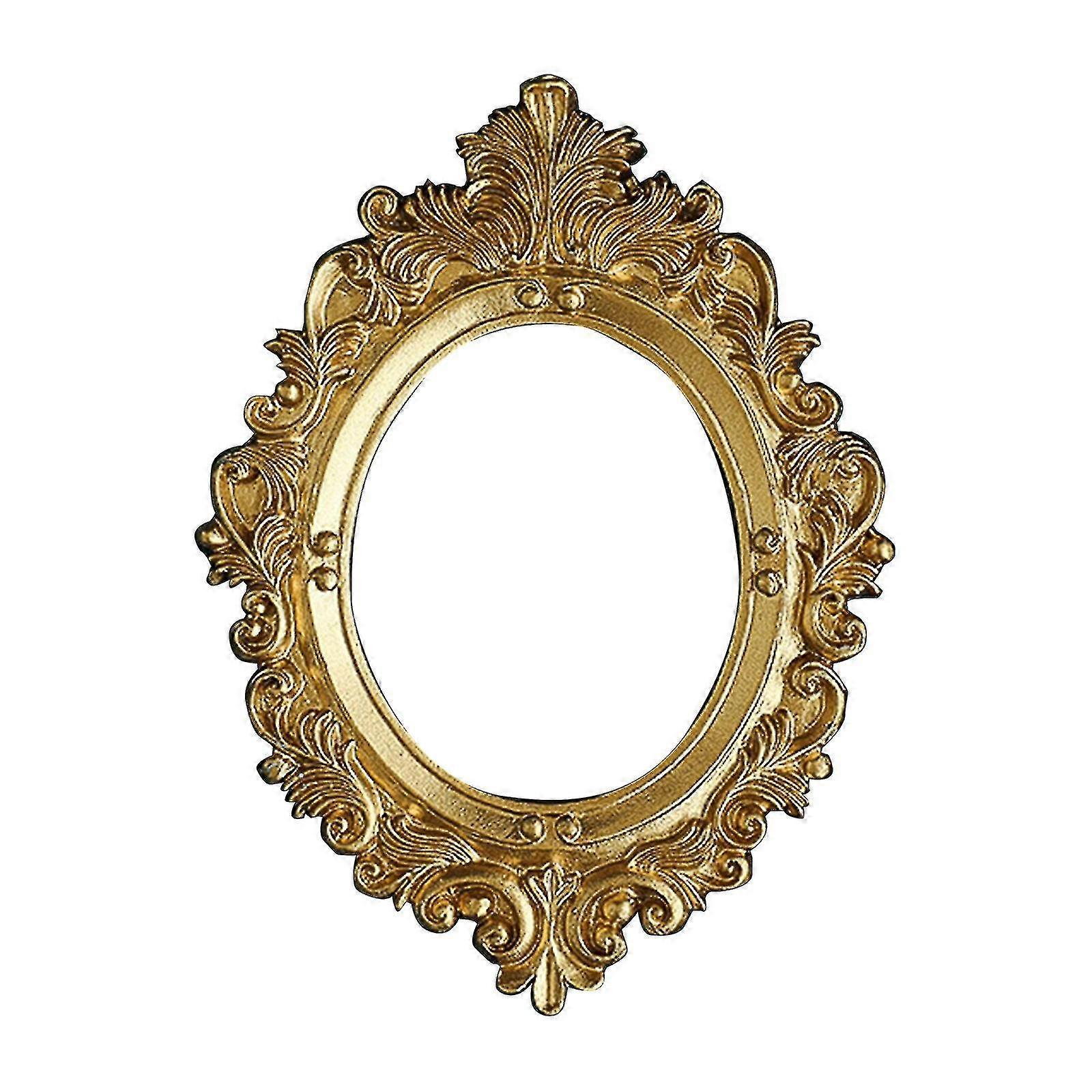 황금 복고풍 사진 프레임 네일 아트 보석 장식 디스플레이 프레임 홈 장식 사진 배경 촬영 사진 소품