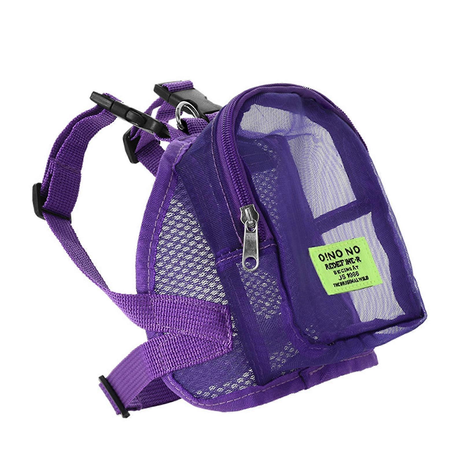 Pet Shoulder Bag Solid Color Portable Breathable Simplicity Pet Backpack Bag Pet Gift