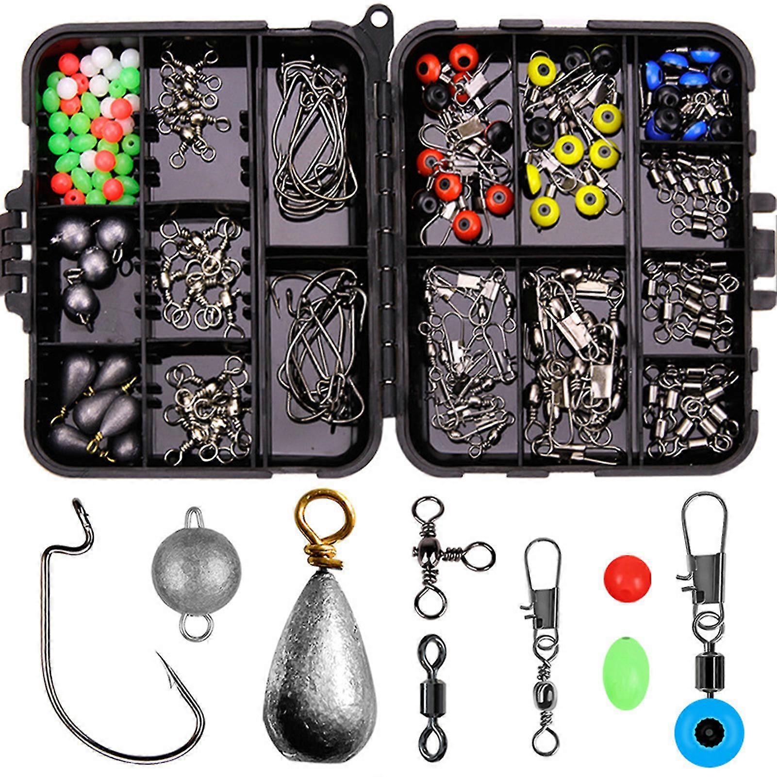 Hook Accessory Set Bead -prond Swivel Crank Hook Bean -sd
