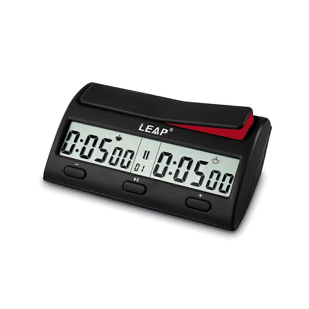 LEAP Chess Clock Advanced Digital Chess Timer with 7 Type 38 Timing Set Modes Professional Chess Clock Game Timer