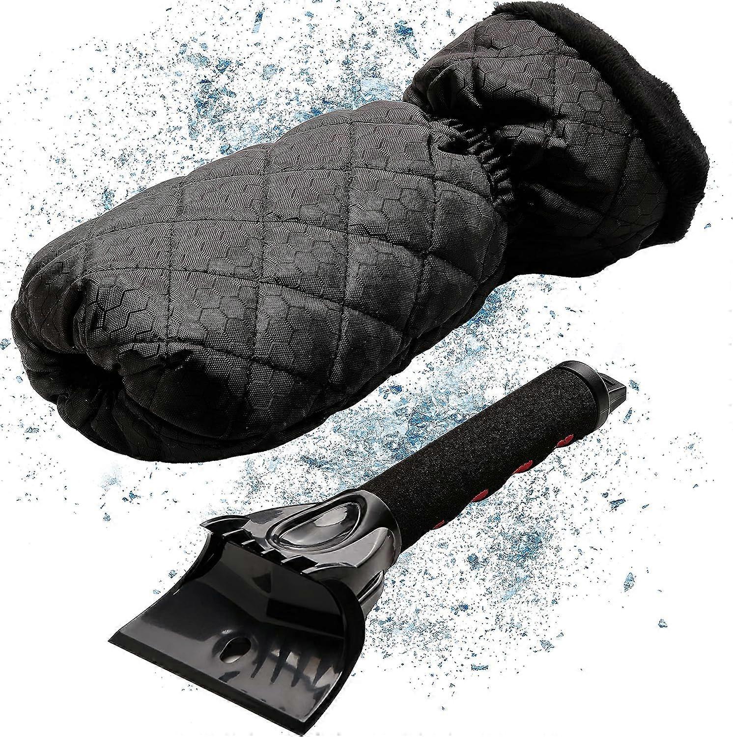 Car Ice Scraper with Ice Glove Professional Car Ice Scraper Meets the Best Car Windshield Scraper Glove,2024 Ping