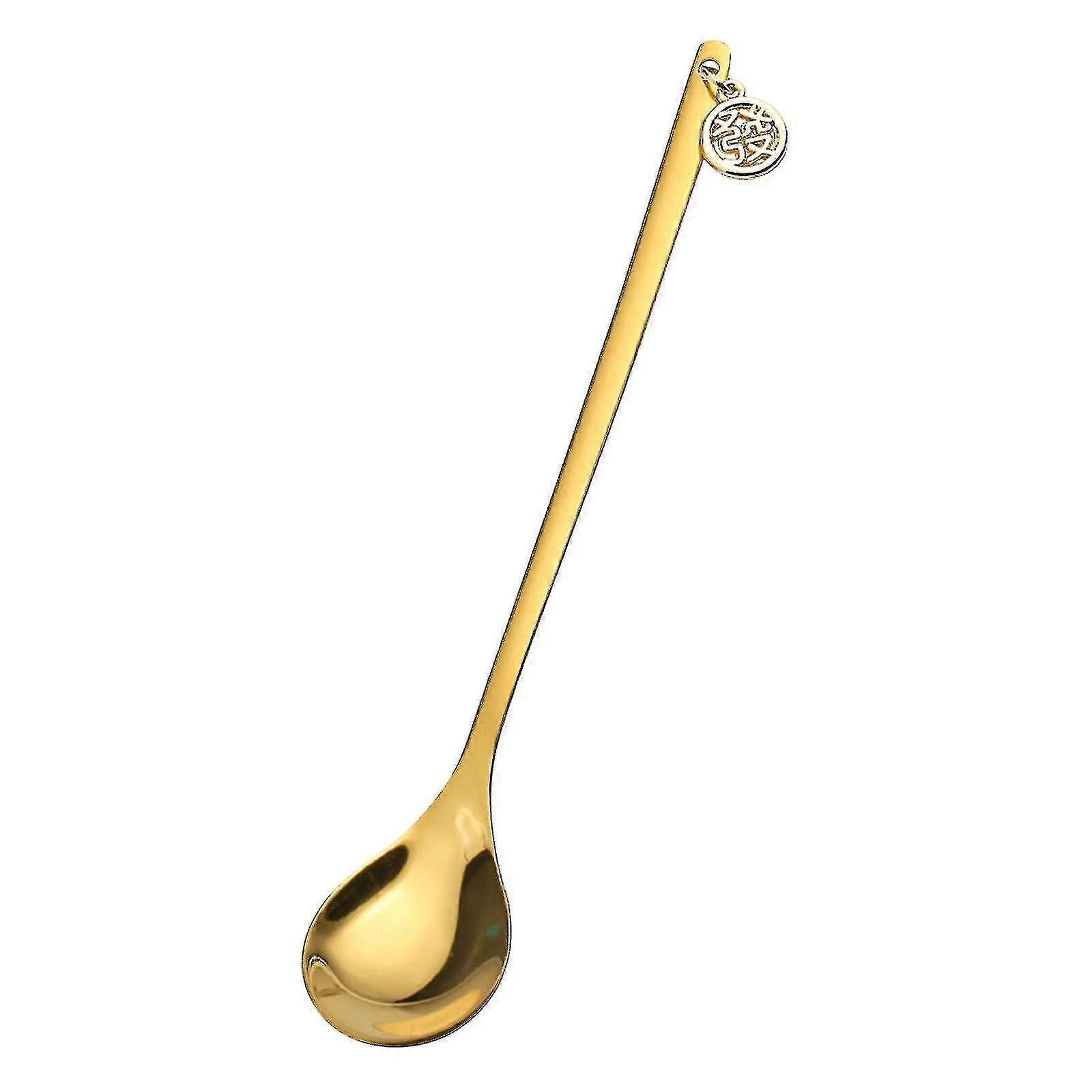 New Year Tableware Dessert Spoon Stirring Small Spoon Spoon New Year Gift Spoon