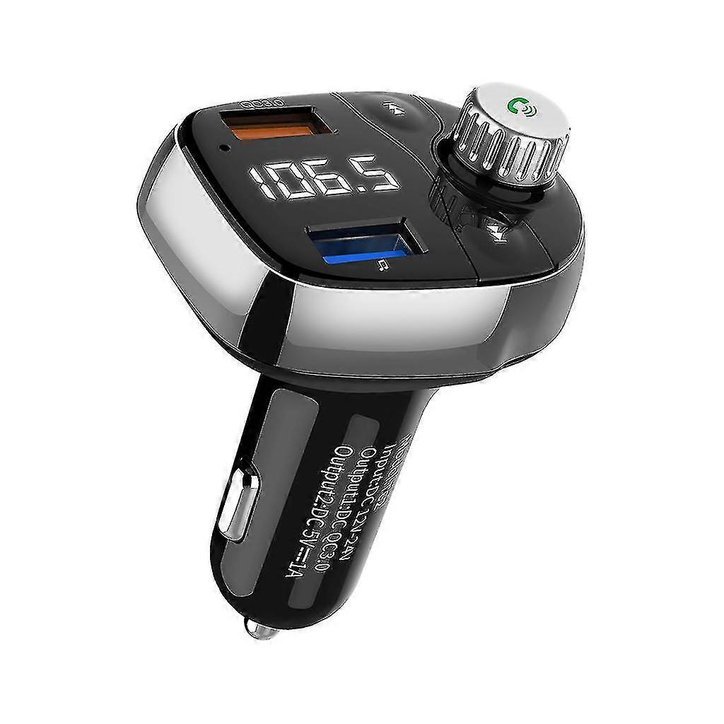 Quick Charge 3.0 Fm Transmitter Wireless Bluetooth Car Kit Car Dual Usb Modulator U Disk Mp3 Player