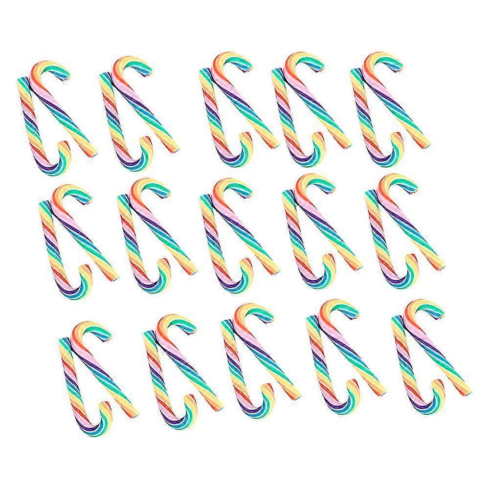 30pcs Simulation Walking Stick Decoration Jewelry Making Accessory Cane Decor