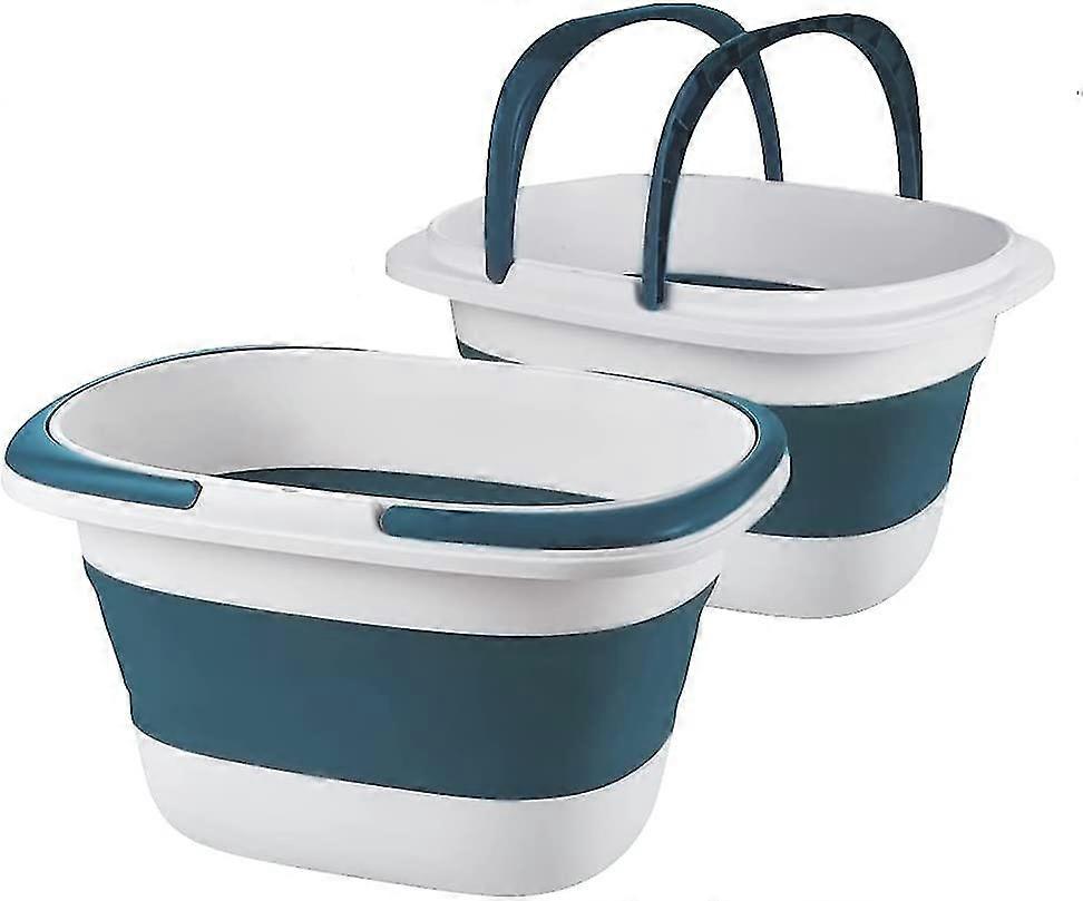 4.2 Gal(16l) 2 Pack Large Collapsible Plastic Bucket