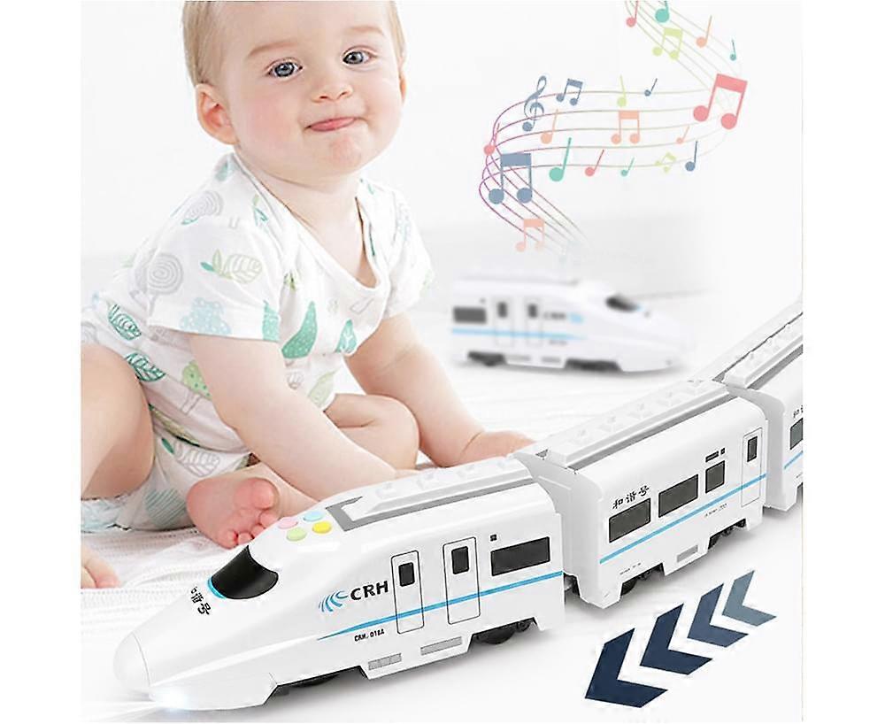 Train Toy High Simulation Intelligent Durable Electric Train Toy for Children