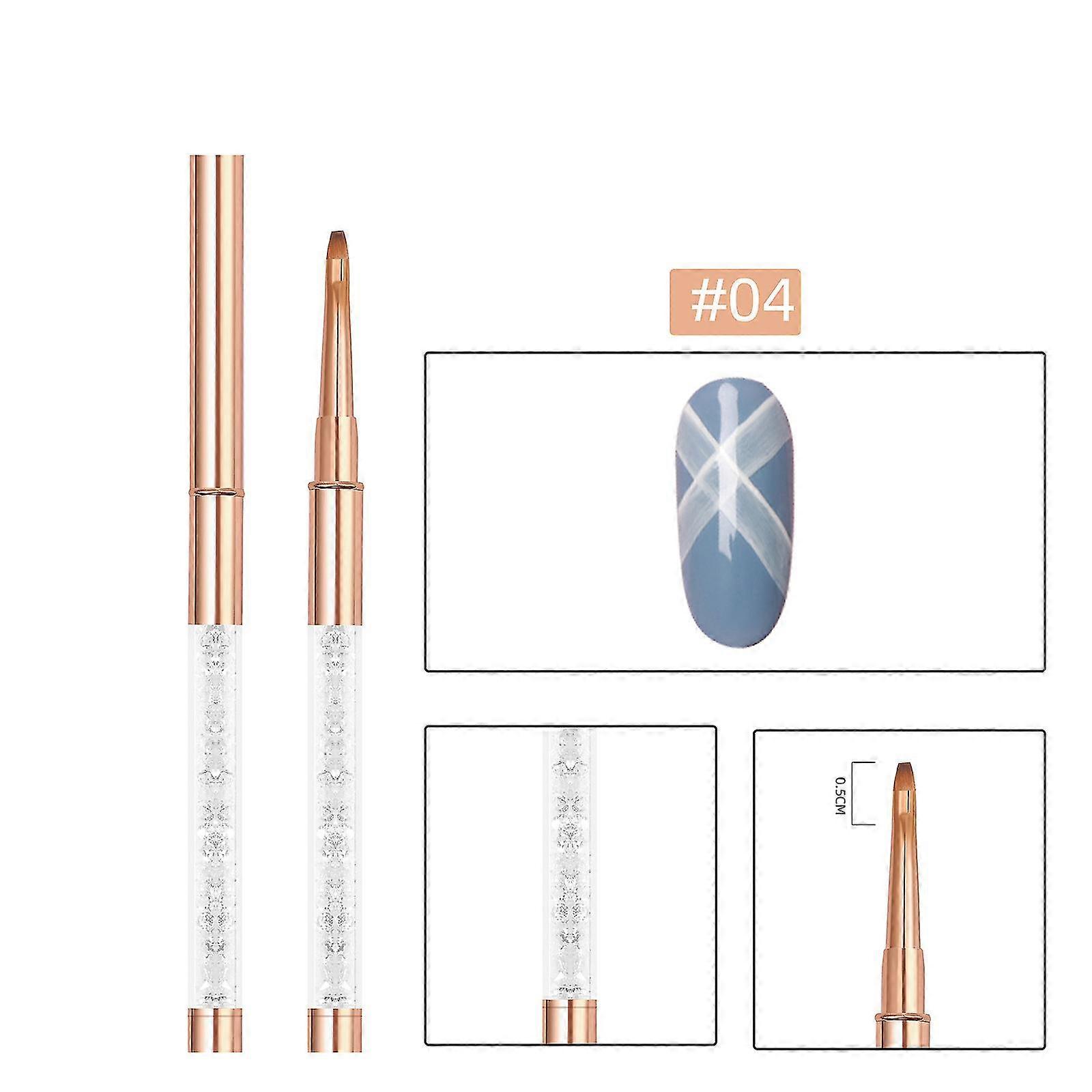 Electroplating Rod With Drill Nail Pen Drawing Pen Double-point Drill Crayons