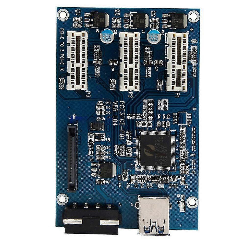Pci-e To Pci-e Riser Card 36p 1x Interface Expansion Card 1 To 3