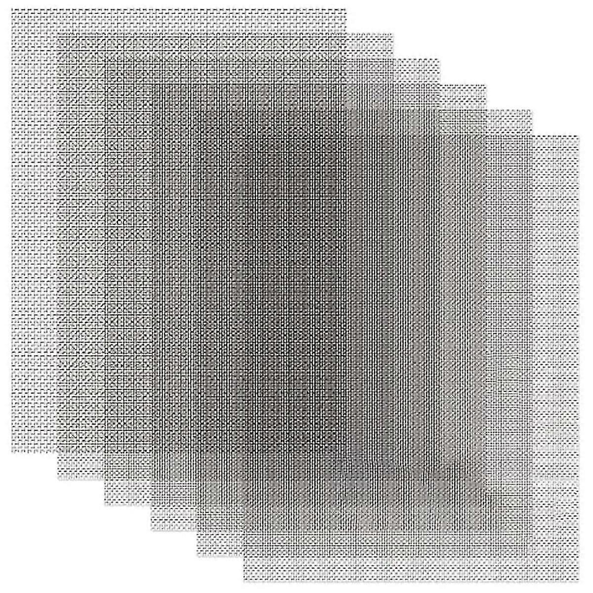 6pcs 30x21cm Wire Mesh,20 Mesh Stainless Steel Mesh,rust Metal Mesh Screen For Diy Projects,vent,filter Mesh,garden