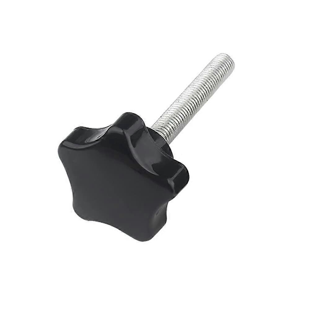10pcs M6*12mm Star Clamp Knob Handle Knurled Screw Head Diameter 38mm Knobs Nut Screw Thread Replacement Machine Handle Machine Screw