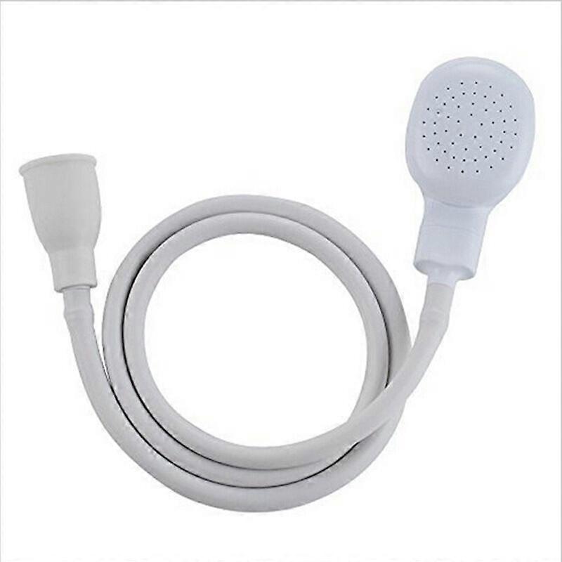 Pet Shower Head with Rubber Hose,1.1M White