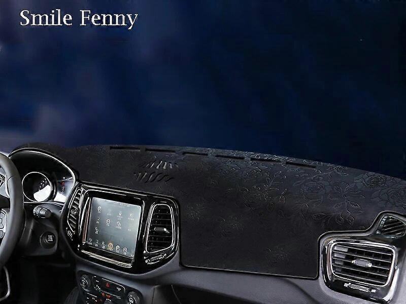 Redkid Pour Jeep Compass 2017 2018 2019 2020 Accessoires Tableau de bord de voiture Couverture de ta