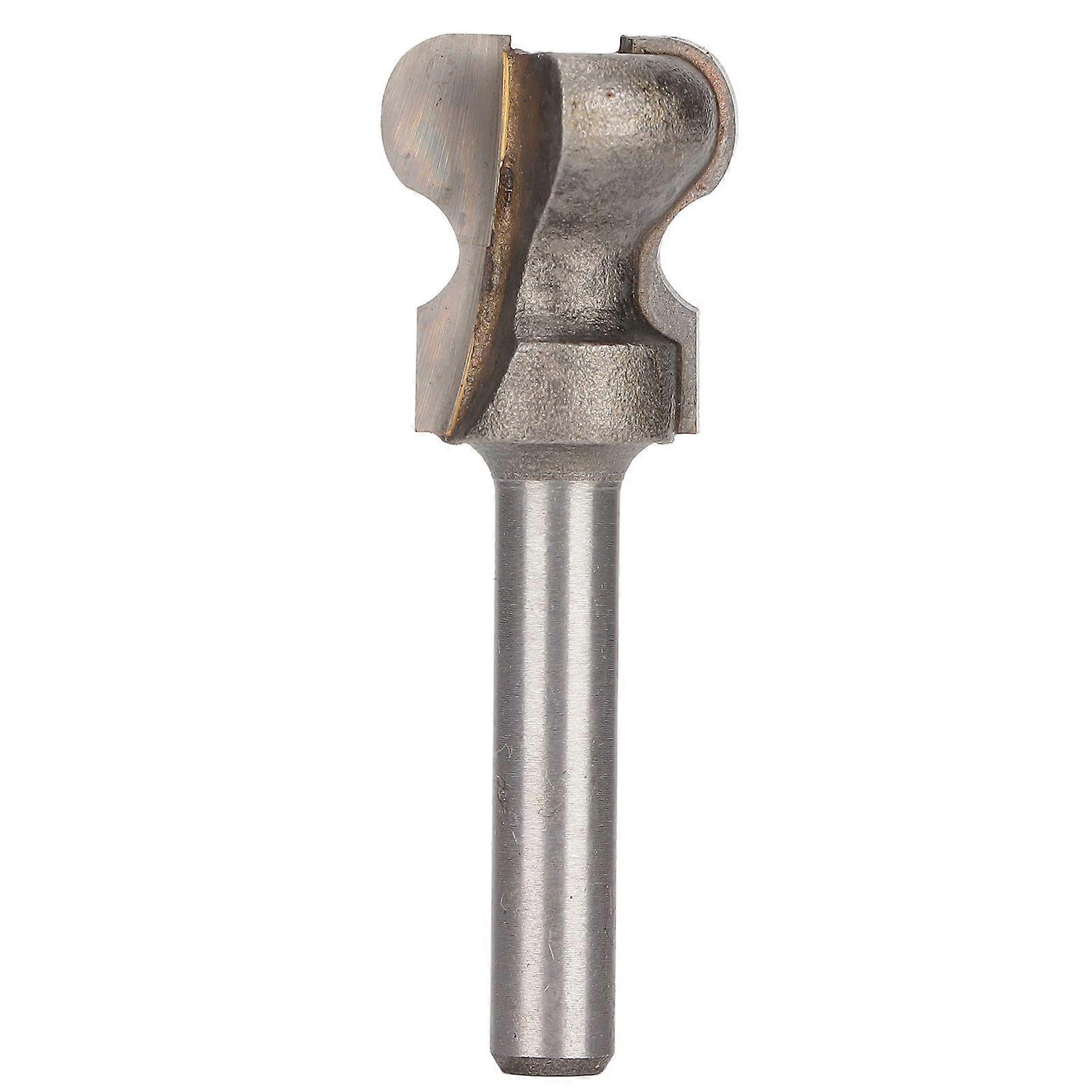 Finger Pull Bit Moagem de Alta Precisão Arcos de Metal Duro Puxar Bit com 1/4in Round Shank para Madeira de Cortiça1/4x3/4