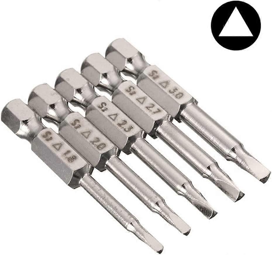 Set 6 Punte Cacciavite Testa Quadrata SQ1 SQ2 SQ3 - Gambo 1/4" 50mm Per Utensili Elettrici - Foto 10