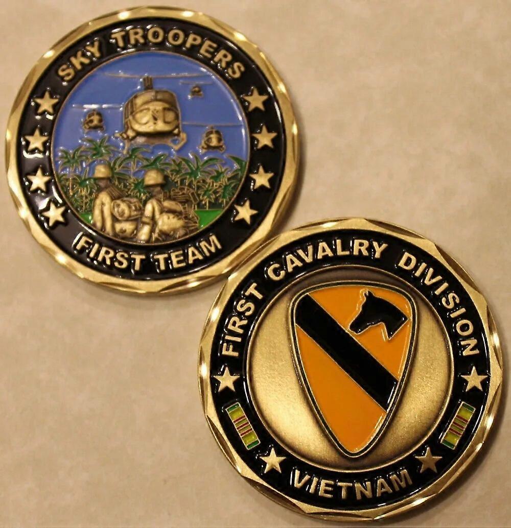 1. jezdecká divize Vietnam Army Challenge Coin