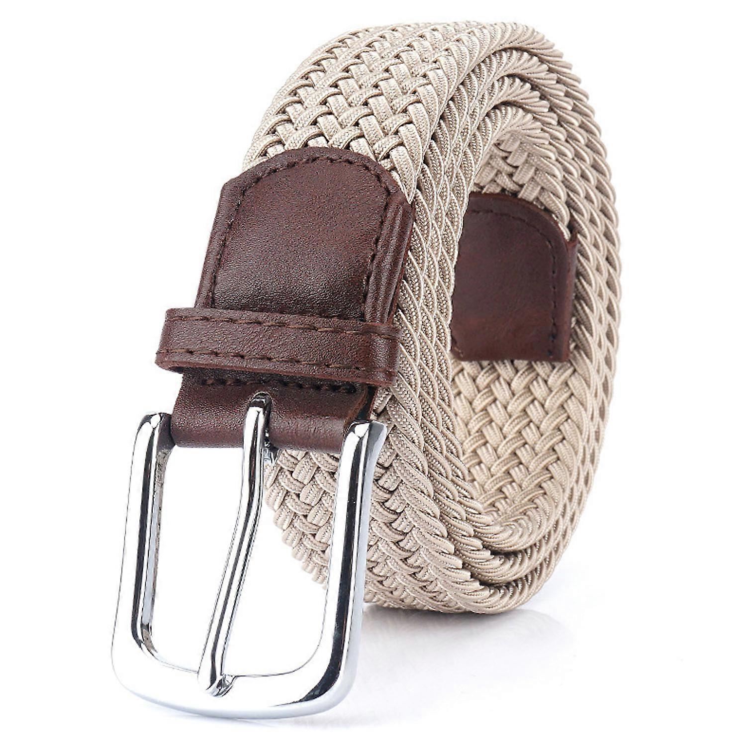 men's belt, width 3.4 cm (beige)