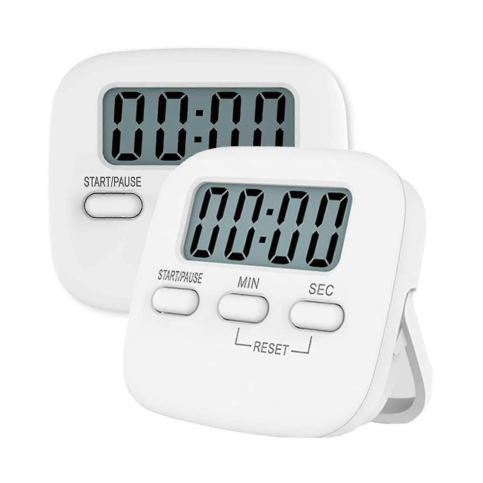 Set Of 2 Electronic Magnetic Cooking Timer