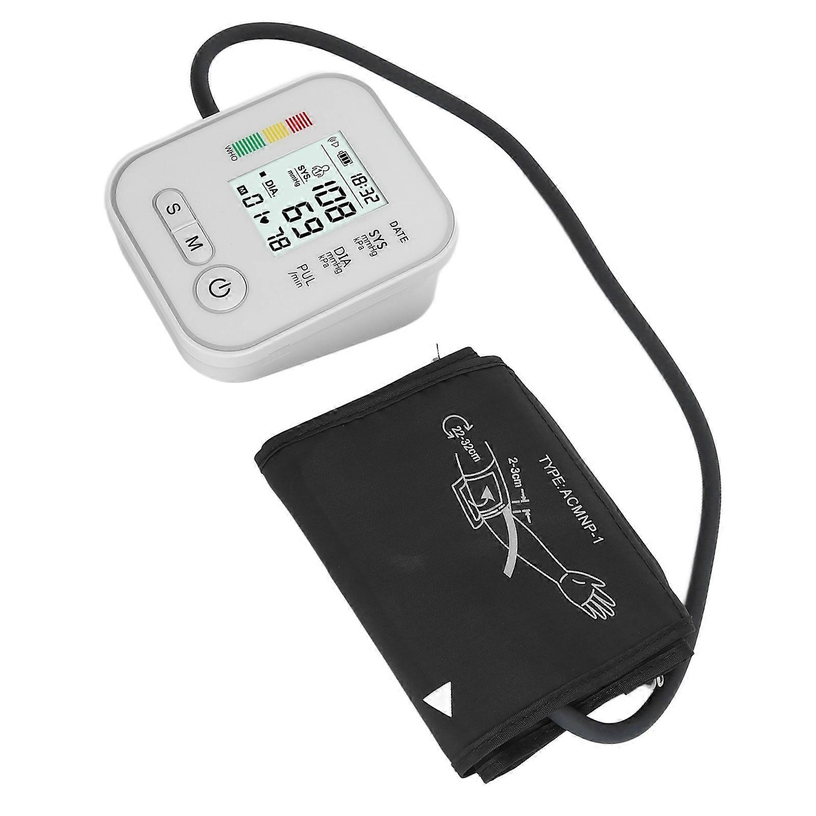 Blood Pressure Machine High Accuracy Arm Type Blood Pressure Measuring Instrument English Voice Remind