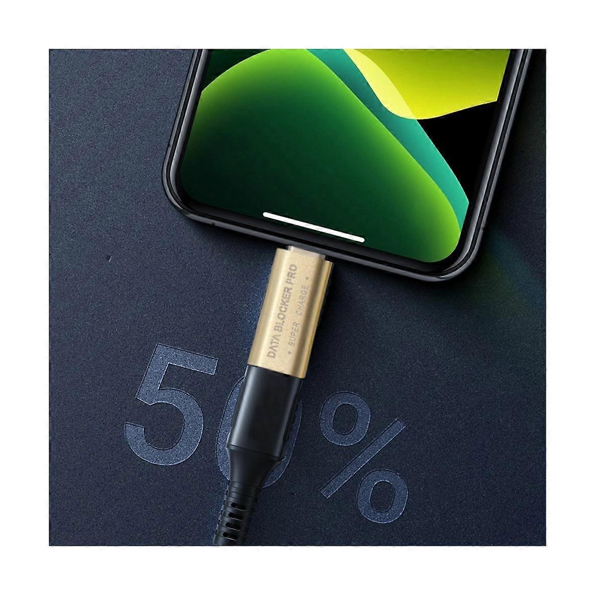 5Pcs USB Type-C Data Blocker USB C to C Data Blocker, Protect Against Juice Jacking, Support Fast C