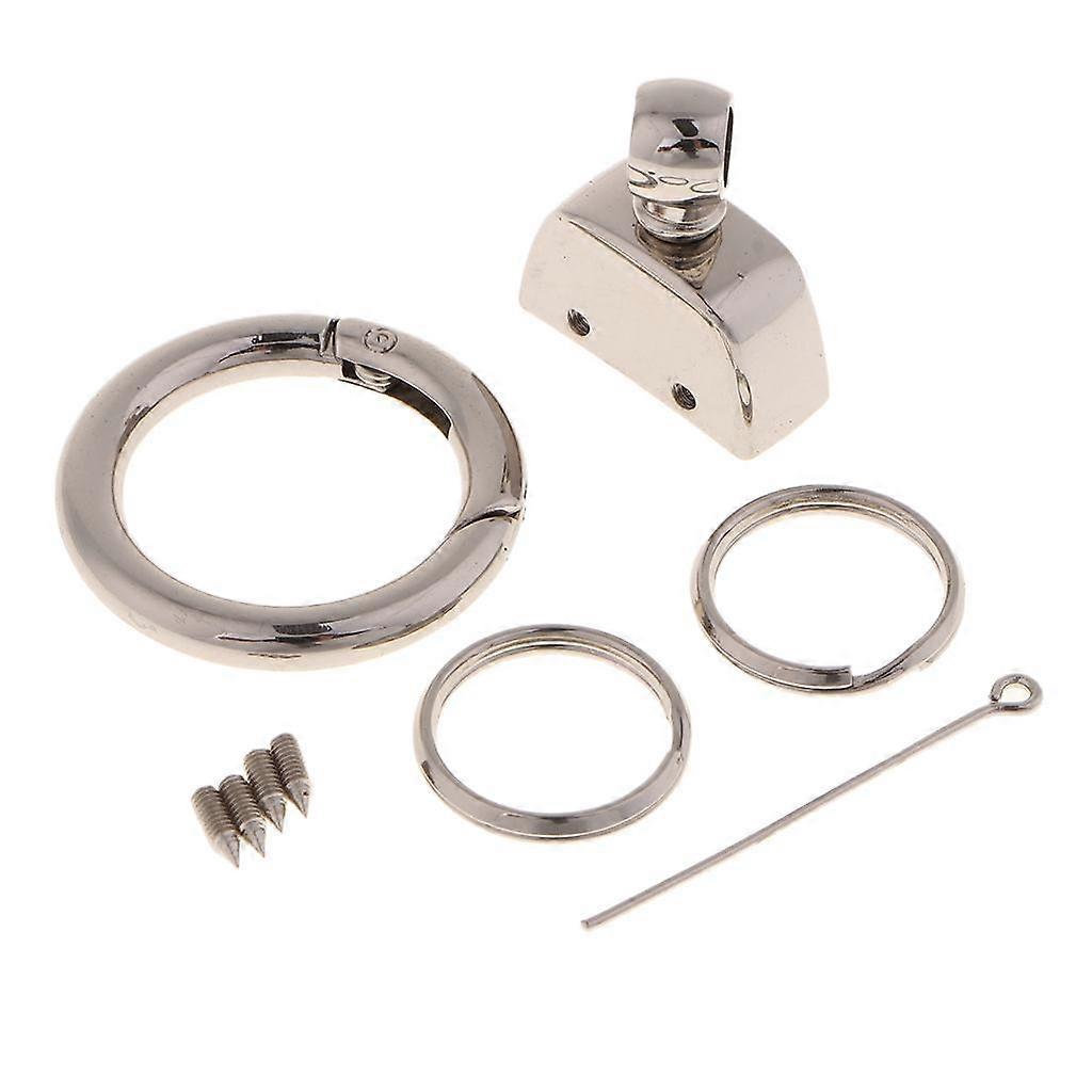 Key Spring Ring for Keys Organization Pendant Keychain Key Ring Nickel