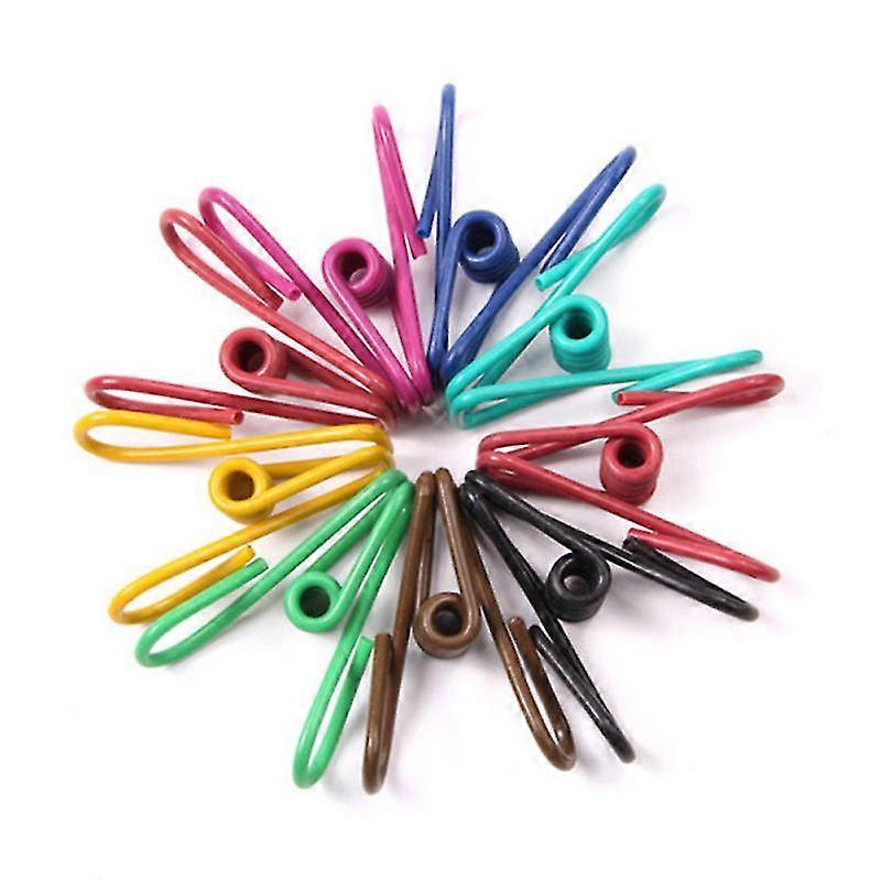 10 Pcs Multi-purpose Clothes Pegs Steel Wire Towel Clips Clothesline Clothespins (random Color)