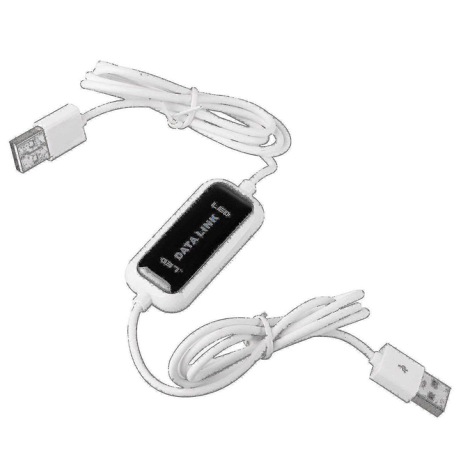 Direct Pc To Pc Two Computer File Transfer Sync Data Link Usb Cable Easy Copy Fh jkw