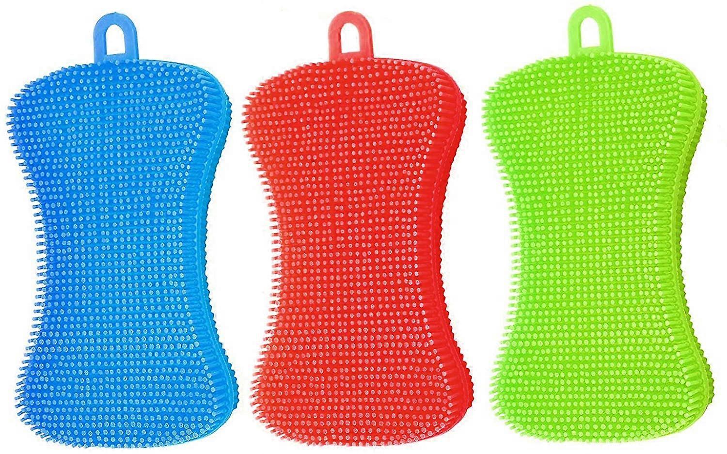 Silicone Sponge Dish Sponges - Bone Shape Silicone Sponge for Kitchen