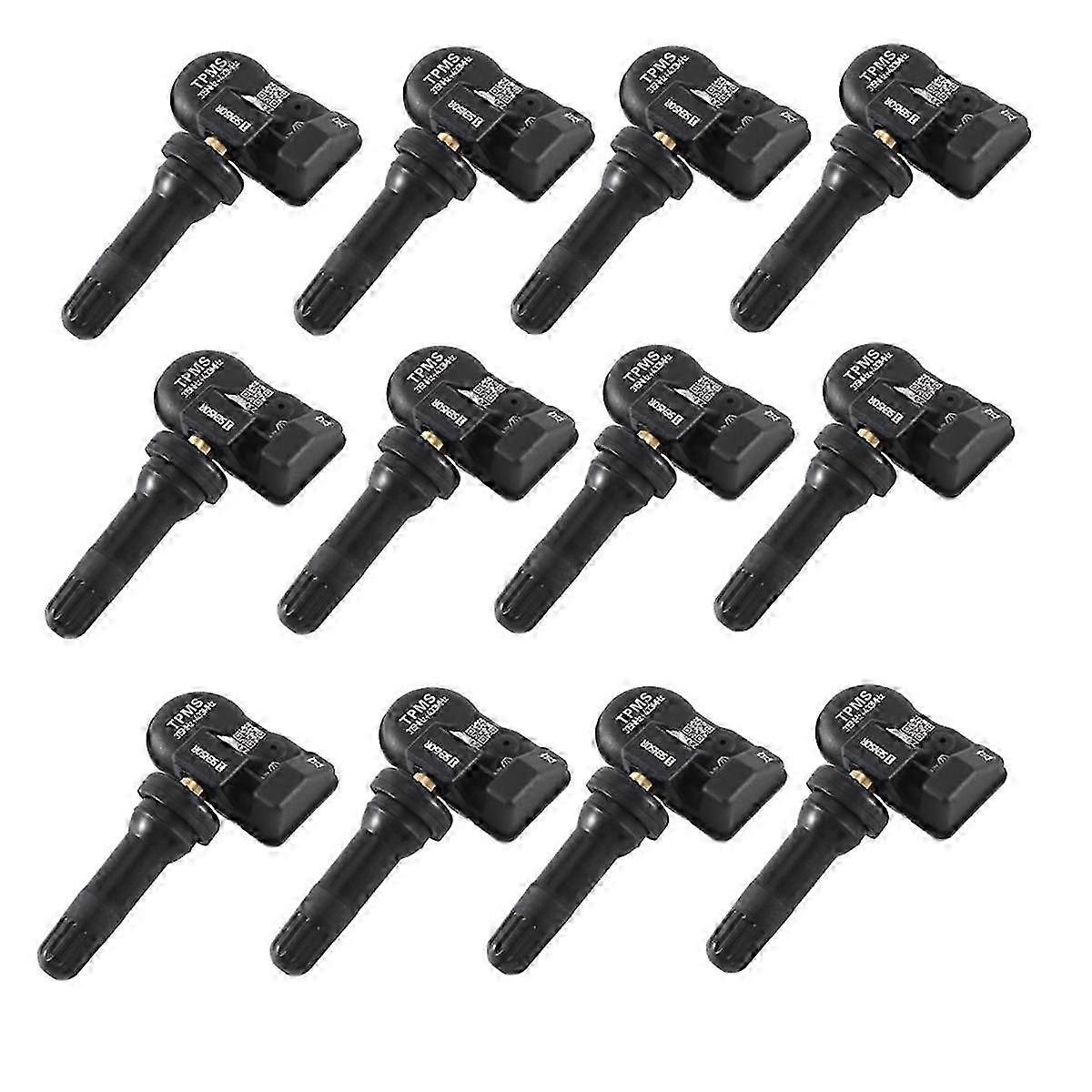 12-teiliger MX-Sensor, programmierbar für TS408 TS508 ITS600, 315 MHz + 433 MHz, 2-in-1-TPMS-Reifendrucksensor-Monitorsystem