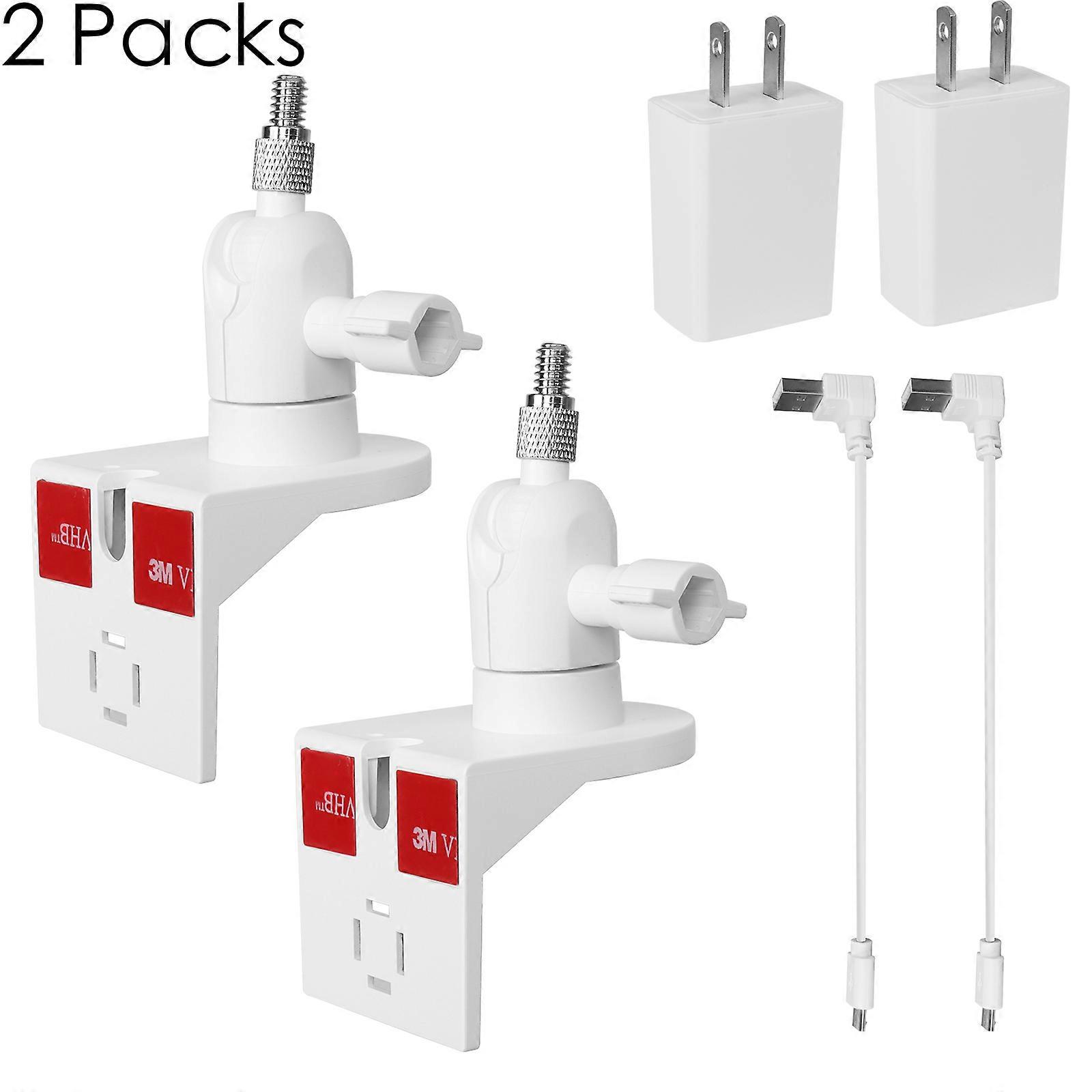 US Plug Type Outlet Holder Mount for Ring Indoor Cam Plug-in Stable Bracket Mounting Kit Security Camera Accessories