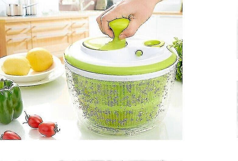 Pullable Pull Salat Spinner | Gennemsigtig og grøn