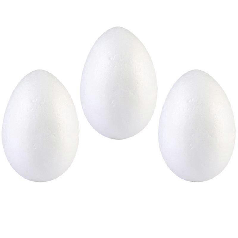 White Easter Egg Decorating Set Of 3 Party Favorite Eggs Easter Decorating Accessory Eggs