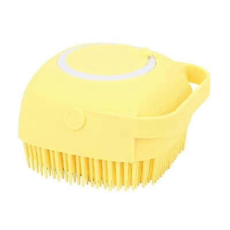 Silicone Body Brush Shower Scrubber With Shower Gel Dispenser Function