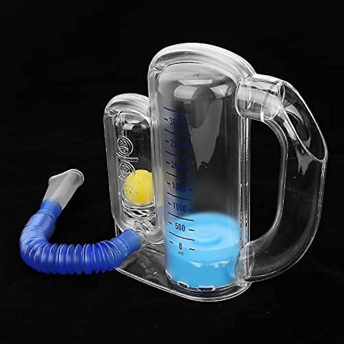 Deep Breathing Exerciser - Breath Exercise Measurement System 3000ml Lung Exerciser Device Vital Capacity Training Tool Inspiratory Exerciser Breat