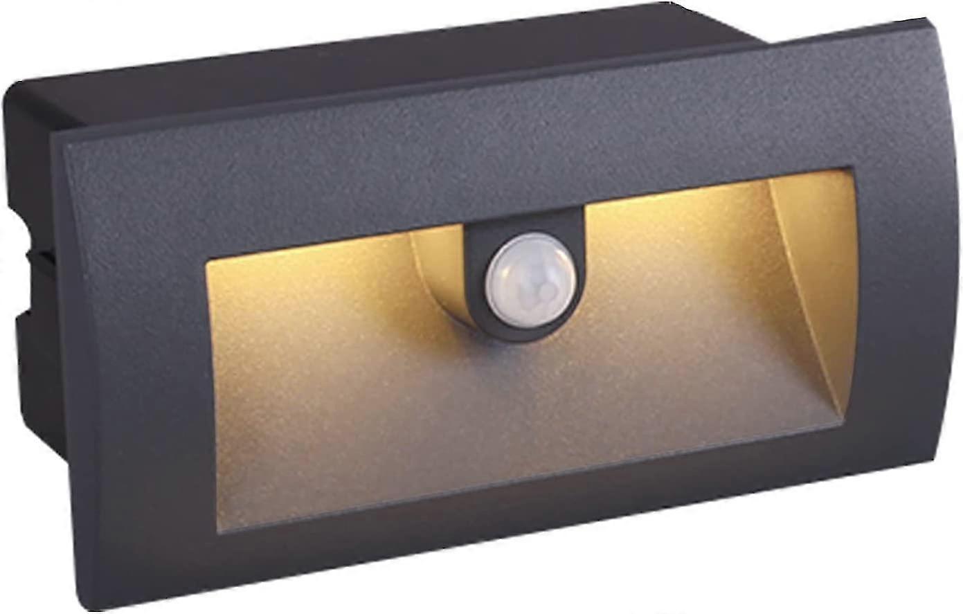 Recessed LED Wall Light with Motion Sensor IP65