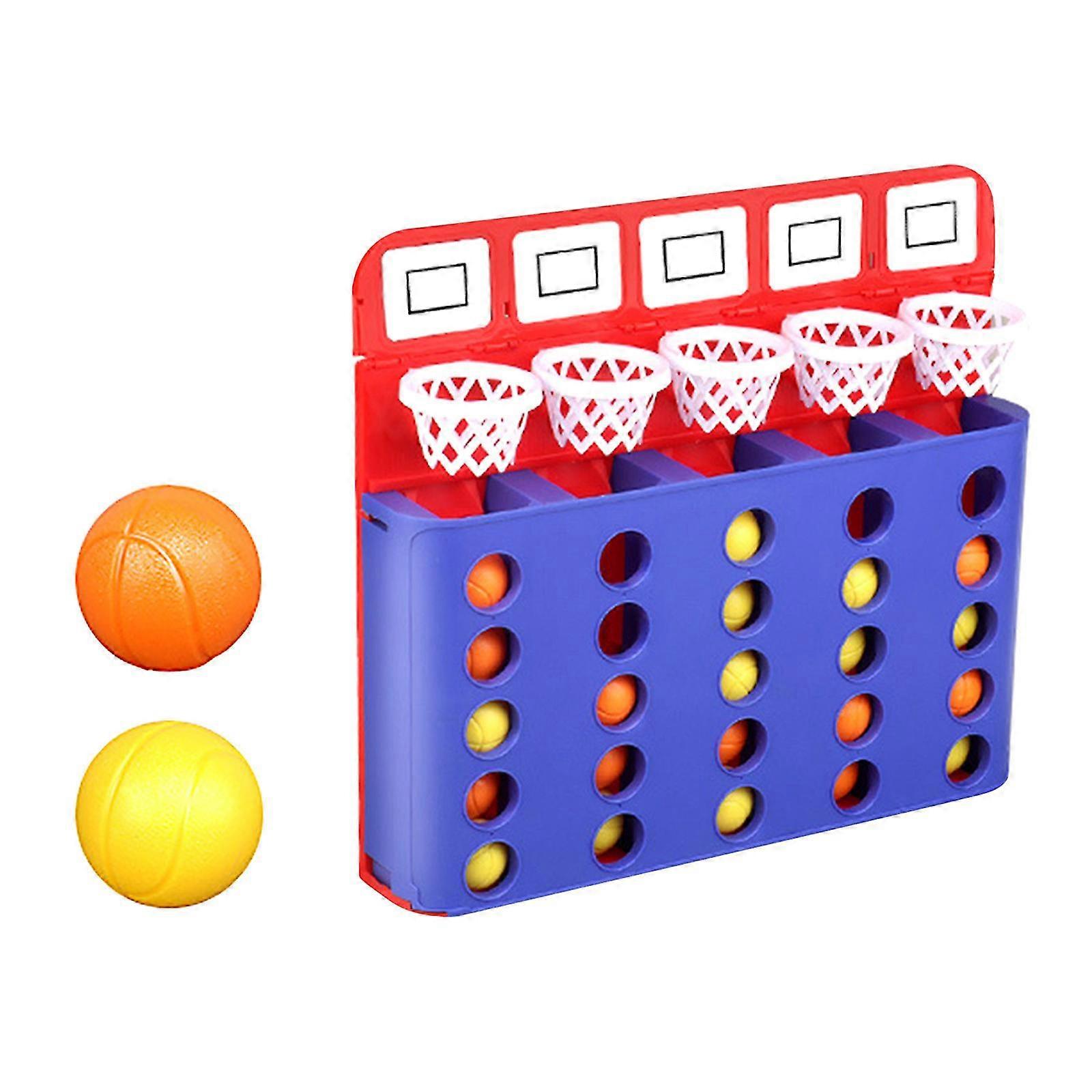 Desktop Fun Linking Shooting And Ball Game Machine Indoor 4 Consecutive Shots