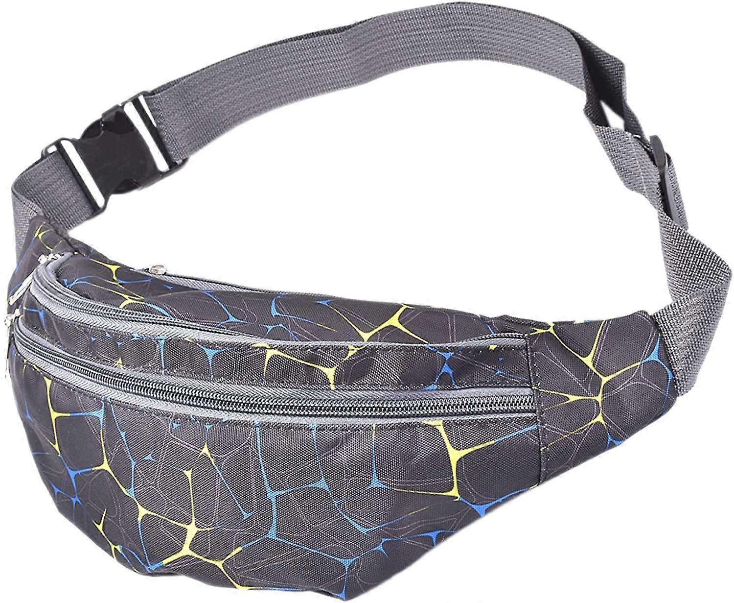 Waterproof 3 Zip Pockets Running Waist Pack Bag