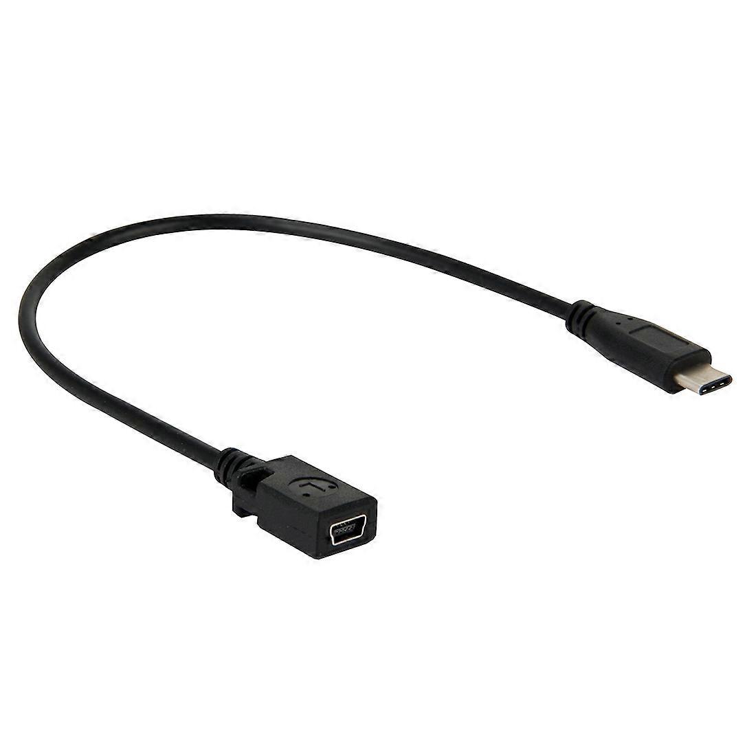 USB-C / Type-C 3.0 Mann Til Mini USB Kvinnelig Kabeladapter