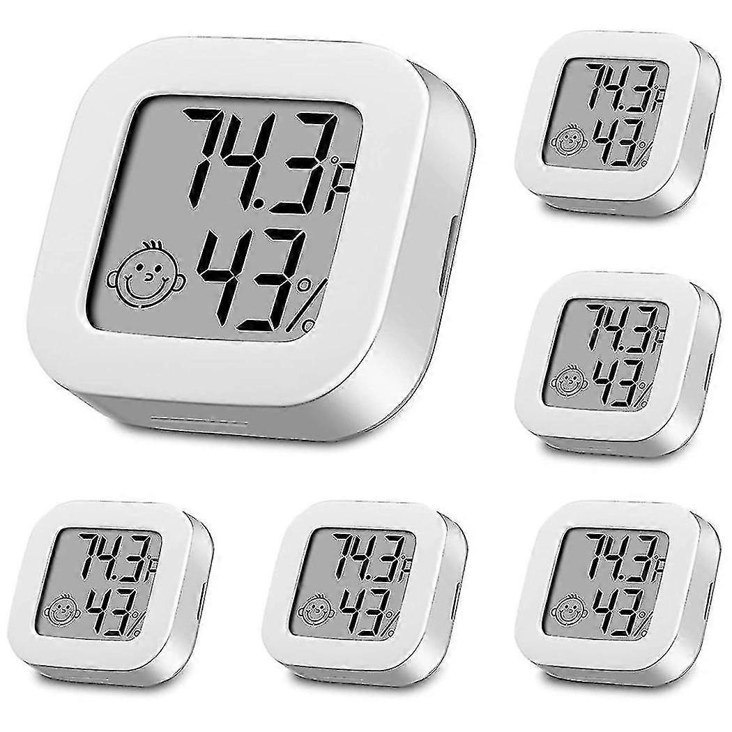 6 Pieces Humidity Gauge Humidity Sensor Indoor Thermometer Hight Accurate Temperature And Humidity