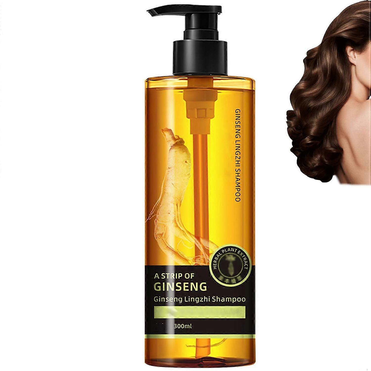 Ginseng Oil Control Anti-Hair Loss Shampoo, Ginseng Extract Root Nourishing Shampoo, Ginseng Shampoo fo Hair Growth, Anti-Hair Loss Strengthening Sham