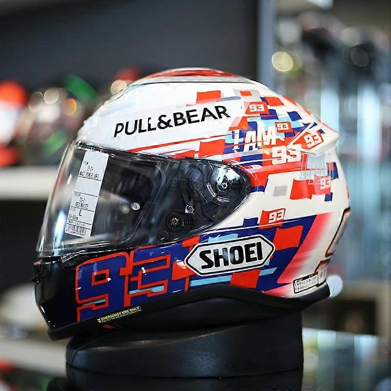Casco de motocicleta de cara completa NXR Z7, con botn de encendido, Mrquez, para Motocross y carreras