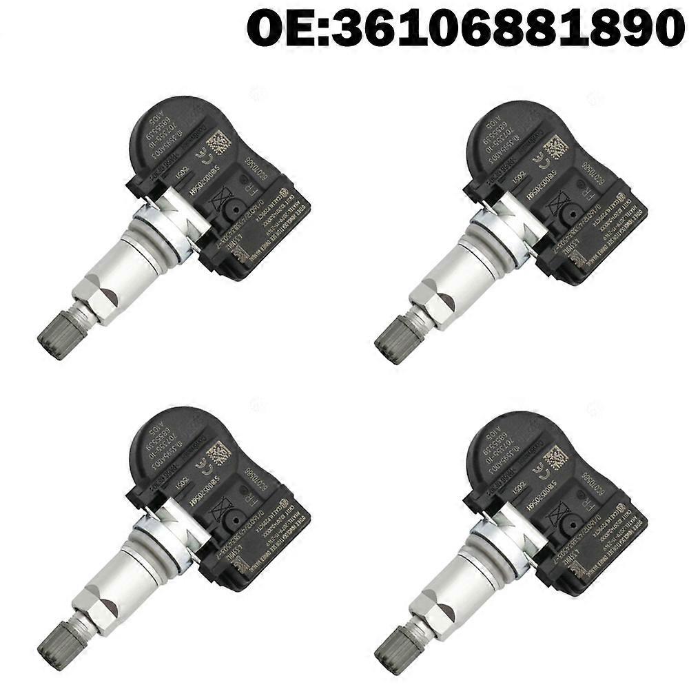 4 PCS Car TPMS Tire Pressure Monitor Sensor System 36106881890 for BMW X5 F15 F85 X2 F39 X1 F48 X6 F16 F86