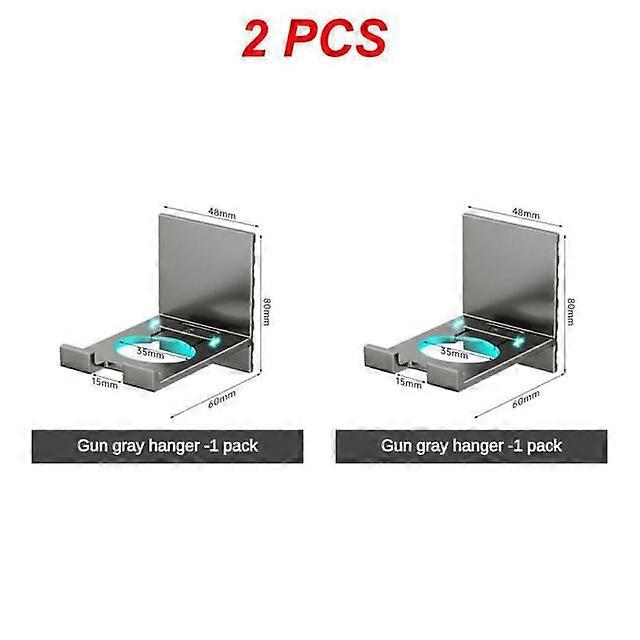 2PCS No Punching Rack Nail Free Installation Rotating Buckle Wall Hanging Storage Smooth Edges And Corners Bathroom Accessory Shelf