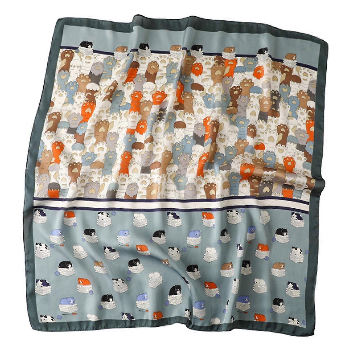 Women's Kitten Colorblock Scarf