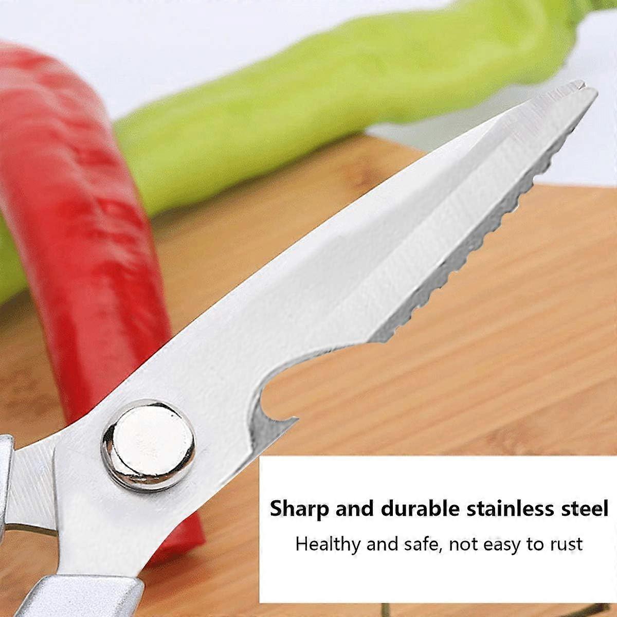 Multifunctional Household Scissors, Stainless Steel Kitchen Scissors ...