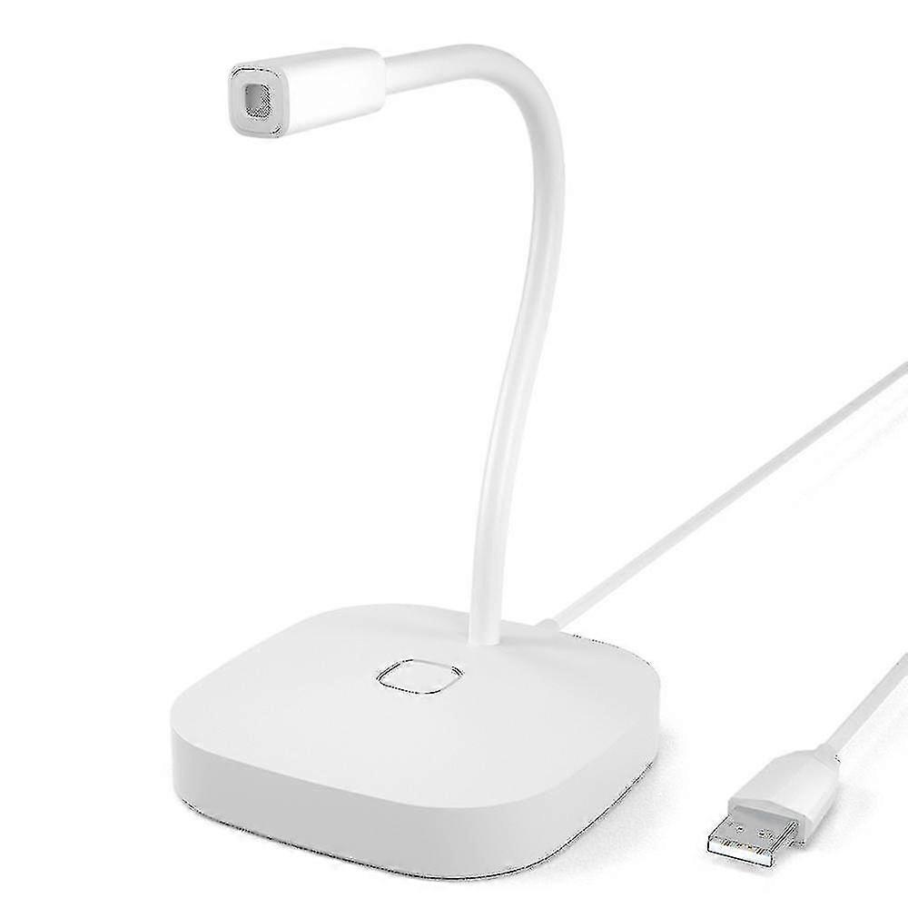 Computer Microphone, Desktop Gooseneck Microphone,mute Button With Led