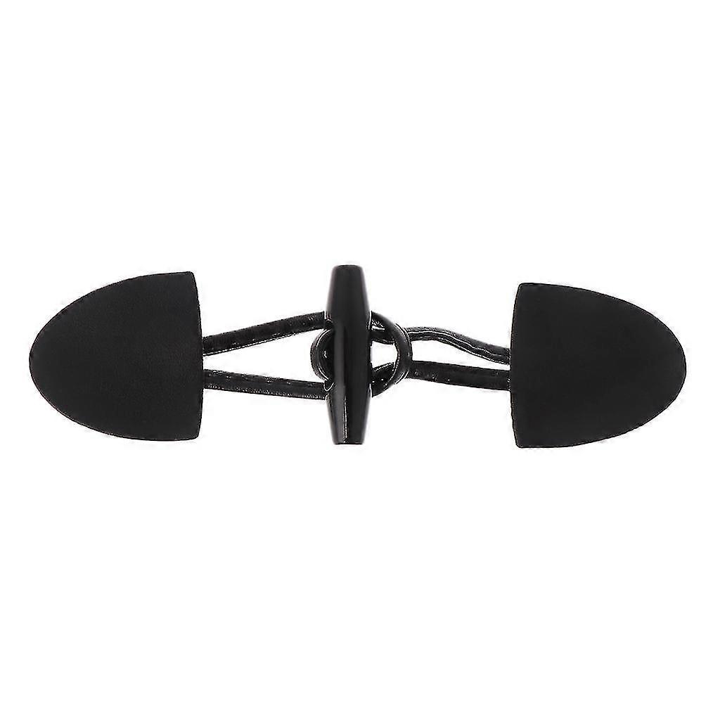 6 Pairs Leather Horn Toggle Closure Buttons Coat Jacket Duffle Sewing Diy Appare Tw