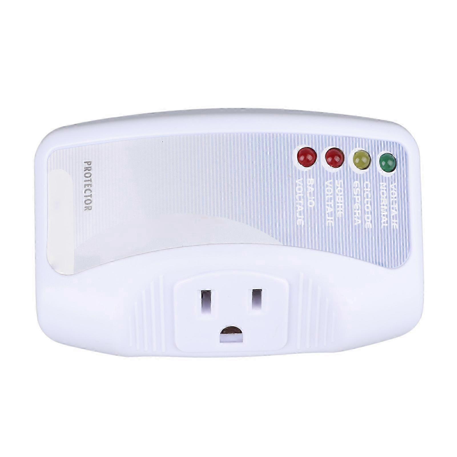 Voltage Protector Plastic  90140V 10A C Surge Protector Plug In for Home Appliances