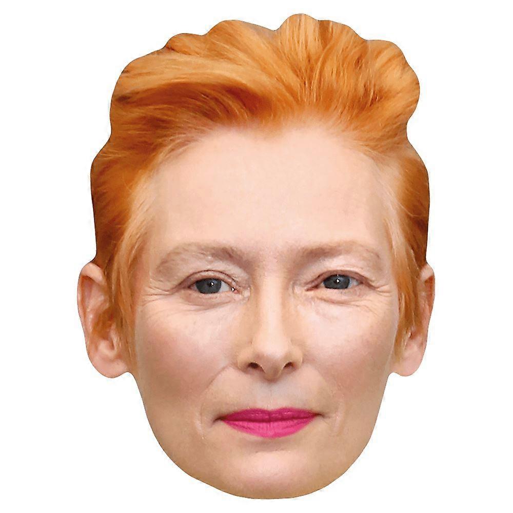 Tilda Swinton (Ginger) Celebrity Mask, Flat Card Face