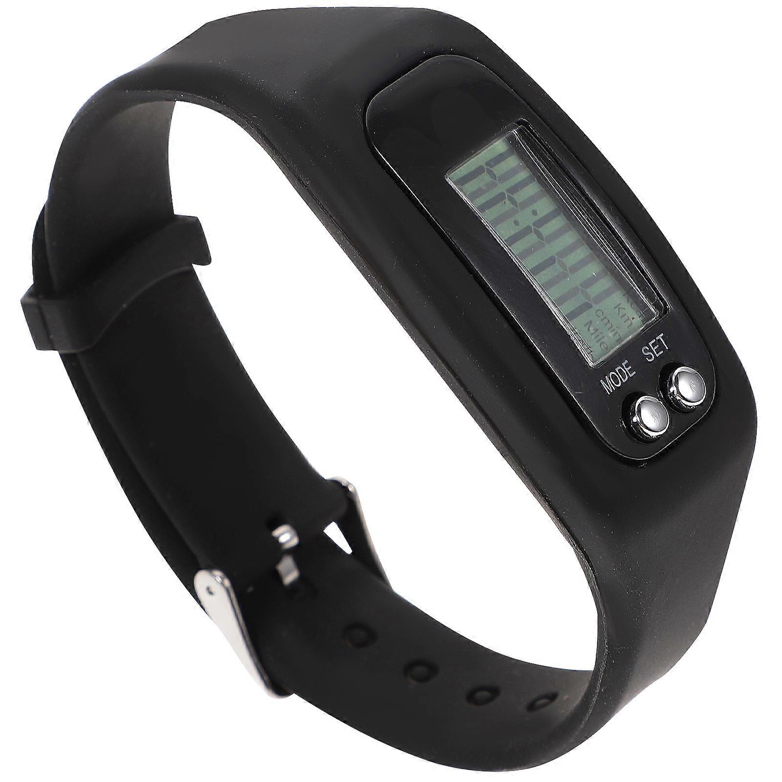 Pedometer Watch Multi-function Step Counter Watch Silicone Wrist Pedometer Watch