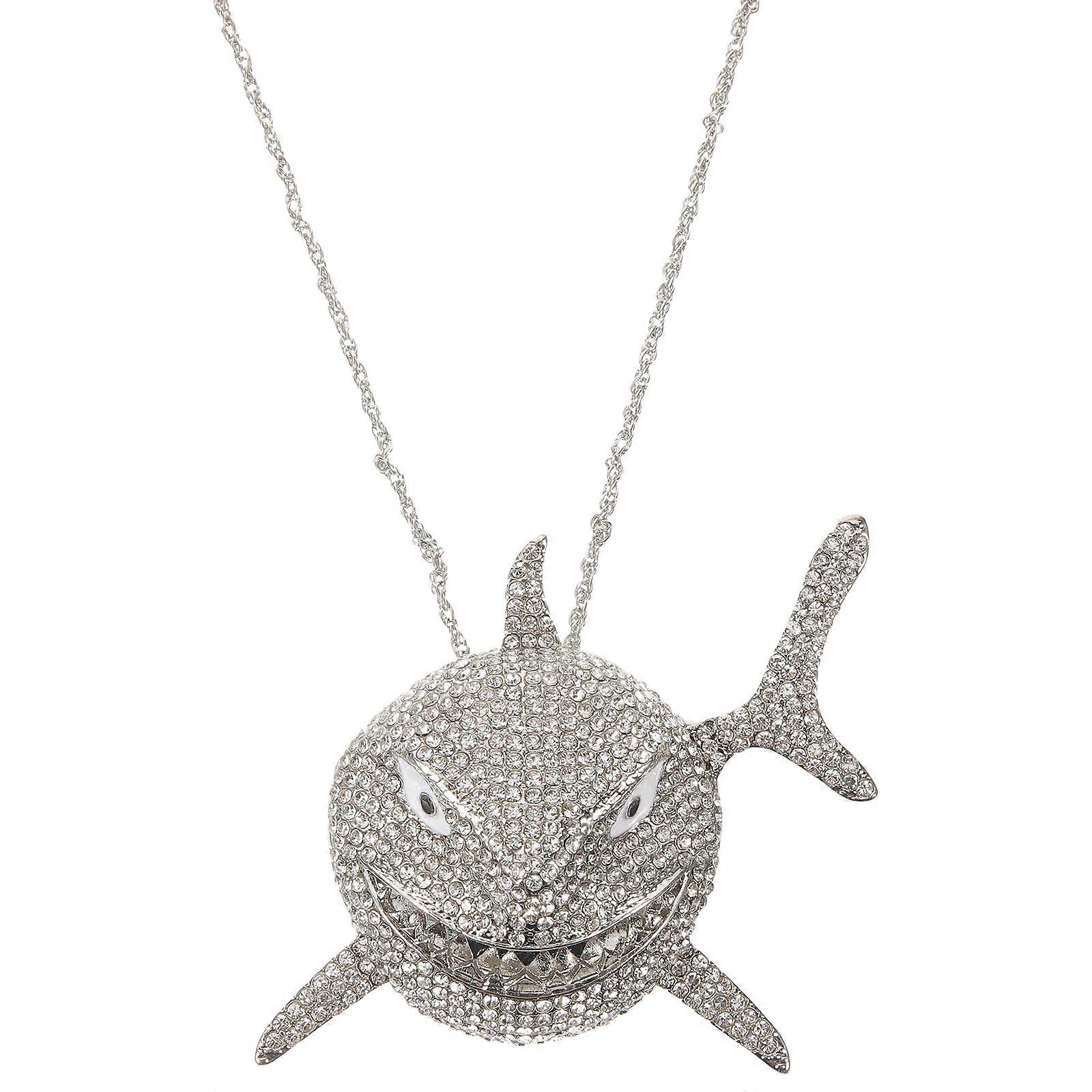Collier pendentif requin strass collier requin collier pendentif décoratif pour femmes